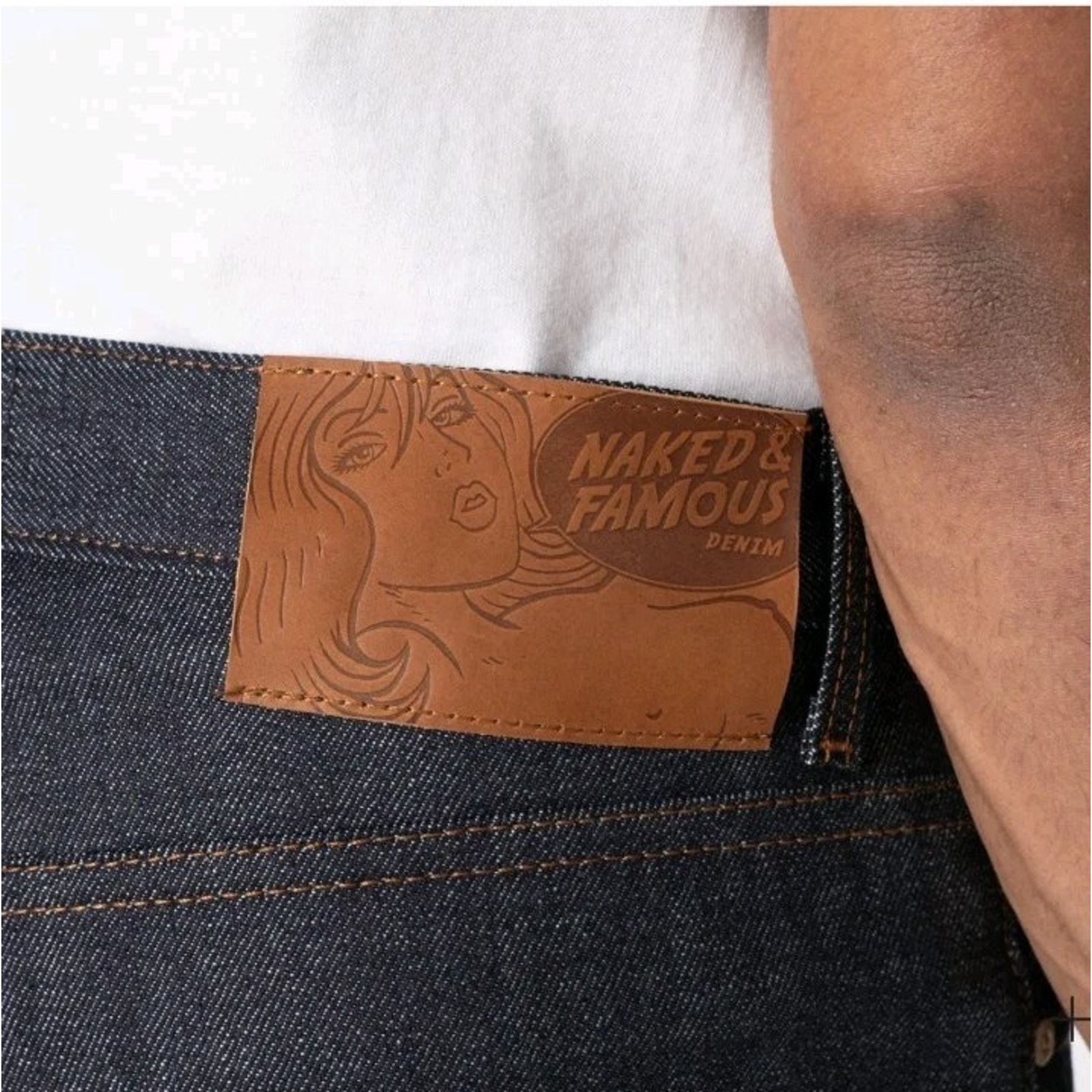Naked And Famous 12.5oz Japanese Easy Guy Selvedge Button Fly Denim Jeans 38 — image 4 of 8
